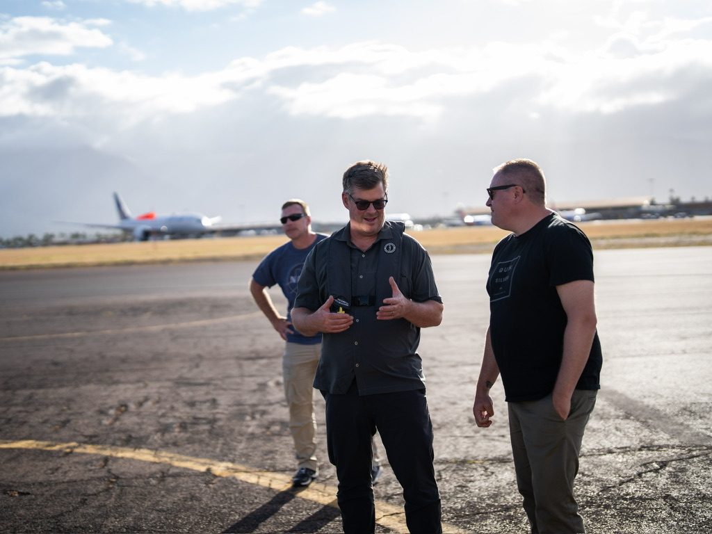 Briefing on the ramp