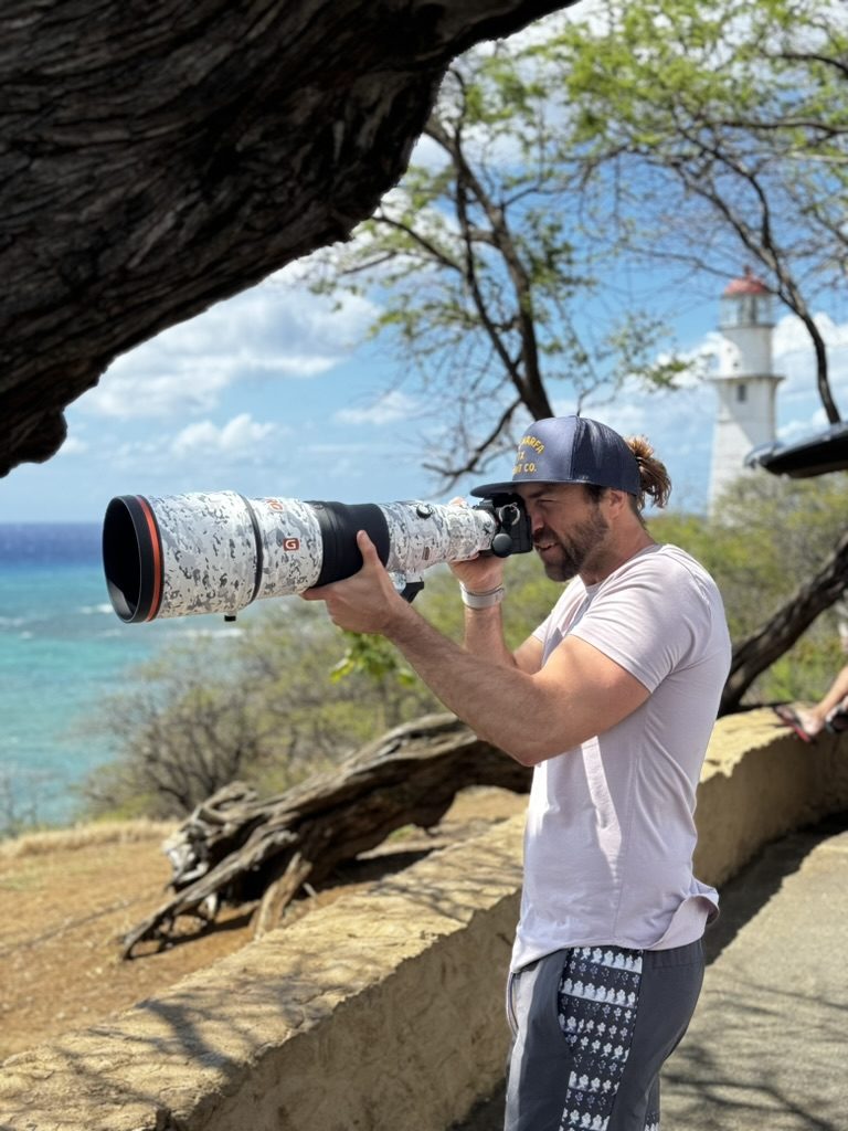 Long lens on the cliffs